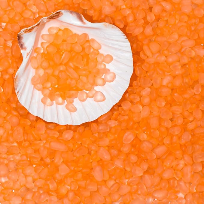 QEQEKAKA Sea Glass Stones for Crafts About 2.75LB Glass Pebbles Gemstones Bulk - Image 7