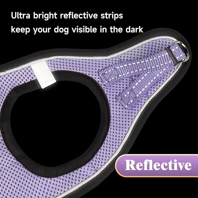 YIMEIS Dog Harness and Leash Set, No Pull Soft Mesh Pet Harness, Reflective - Image 6