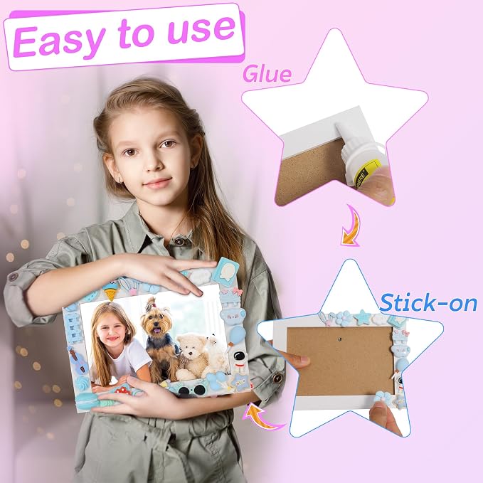 ZALIAFEI 3PCS Mosaic Photo Frame Craft Kit, DIY Crafts Crafts - Image 6