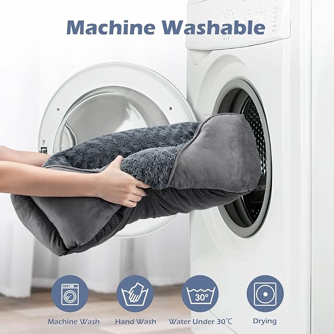 INVENHO Rectangle Washable Orthopedic Dog Bed - Image 6