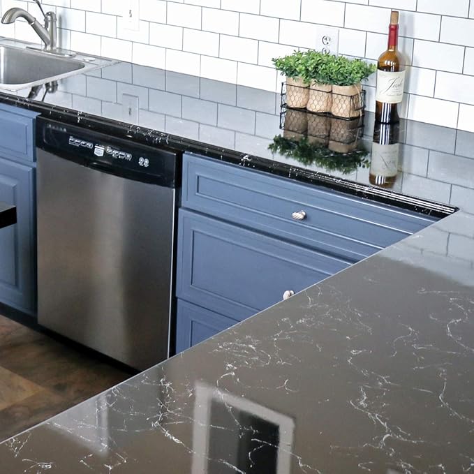 Giani Marble Easy Epoxy Countertop Paint Kit (Belgotta Black)