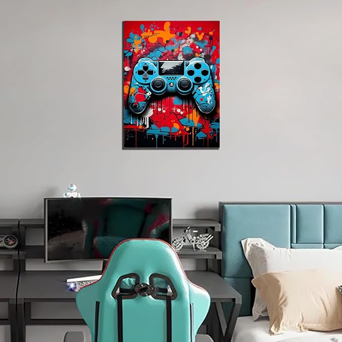 VeGuude Diamond Art Kits for Adults, Graffiti Gaming Controller Diamond Painting - Image 5