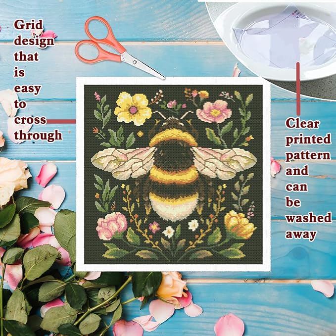 FREEBLOSS 11CT Stamped Cross Stitch Kit - Image 3