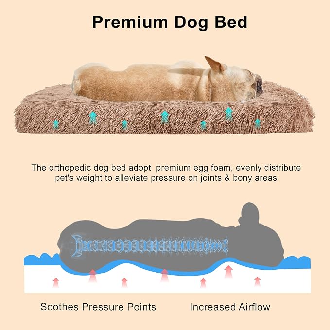 Fluffy Orthopedic Dog Beds for Large Dogs - Image 4