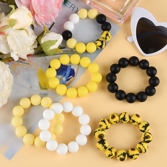 ASTARON 100 Pcs 15mm Silicone Beads - Image 6
