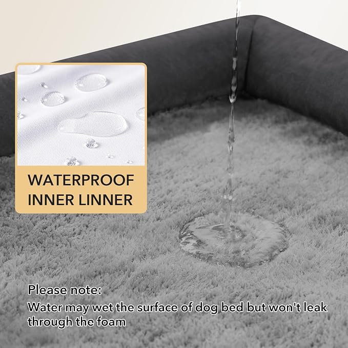 Orthopedic Dog Beds for Large Sized Dogs, Waterproof Egg Crate Foam Large Dog - Image 3