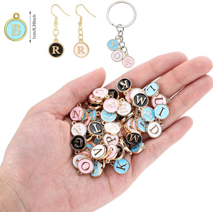 Hicarer 104 Pieces Letter Charms - Image 2