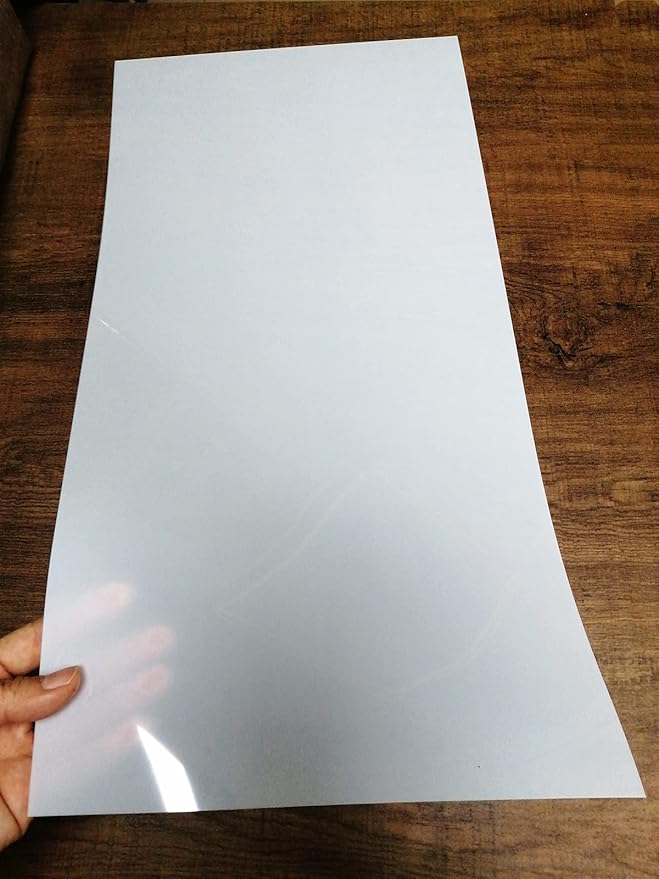 BANLTRE Mylar Craft Stencil Sheet, 12×24" Blank Template Acetate for Cutting Designs,Paper Tube Packaging (7.5 mil,8 Sheets)