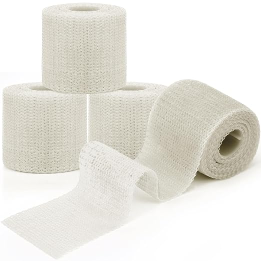 Geiserailie 4 Rolls White Fiberglass Casting Tape 2 in × 12 Ft Cast Orthopedic by Geiserailie