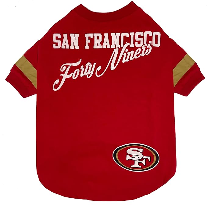 NFL San Francisco 49ers Dog & Cat T-Shirt, Medium. Football PET TEE - Image 3