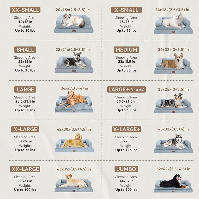 Extra Large Dog Bed Orthopedic Waterproof: Memory Foam Dog Bed - Image 2