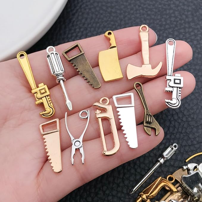 WOCRAFT 100pcs Tools Charms for Jewelry Making Assorted Jewelry Bangle Bracelet - Image 4