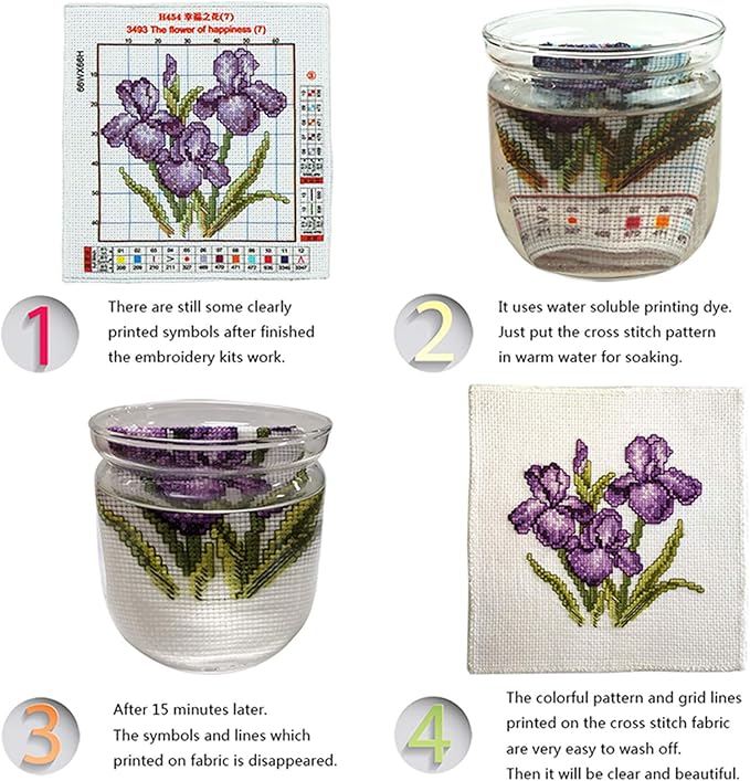 Funchey Stamped Cross Stitch Kits, DIY Cross Stitch Pattern for Adults Beginners Needlepoint Kits Embroidery Kit Arts and Crafts 11CT-Sunrise Seaside Lighthouse 16x20 inchs