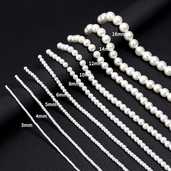 2500pcs Silver 4mm Pearl Beads - Image 4