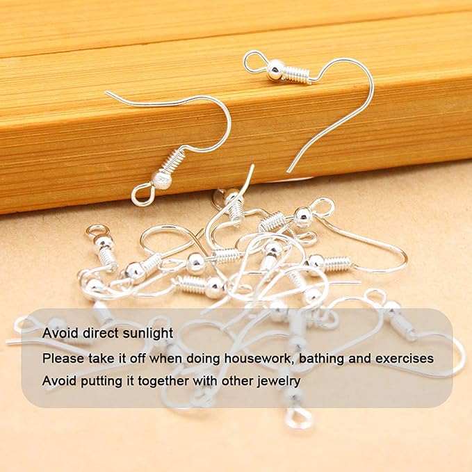 Hypoallergenic Earring Hooks, Ear Wires, Jump Rings, Fish Hooks - Image 7