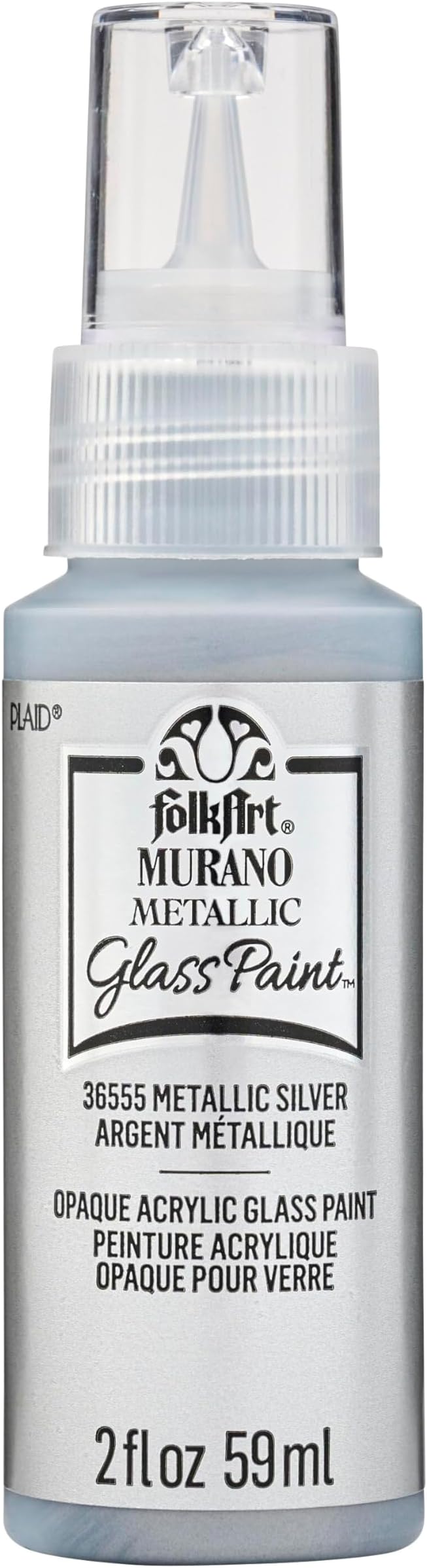 FolkArt Murano Metallic Acrylic Glass Paint, 2 fl oz by FolkArt