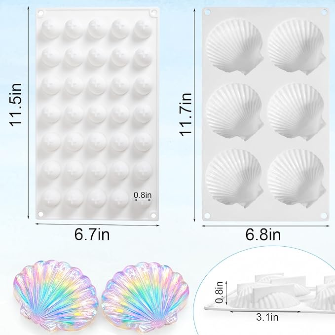 Juome Shell Shaped Silicone Molds - Image 6