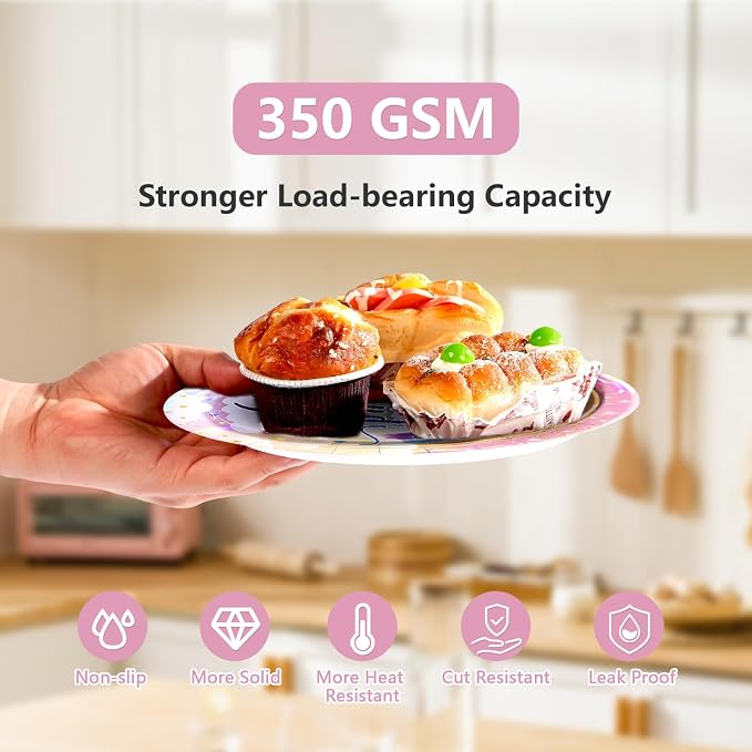 168Pcs on Cloud 9th Birthday Party Supplies Rainbow Clouds Nine Plates and - Image 2
