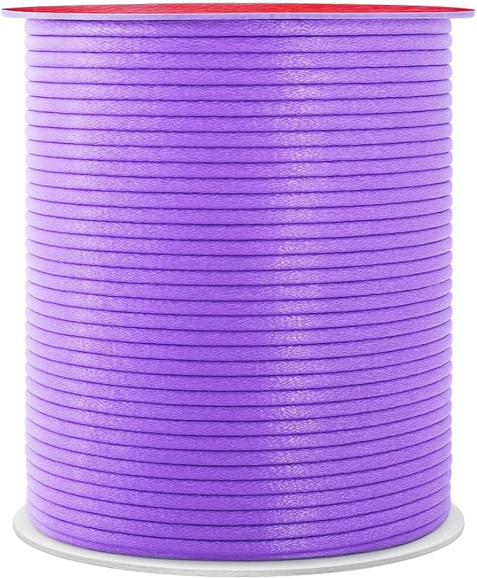 Mandala Crafts 2mm 109 Yards Lavender Cotton Waxed Cord for Jewelry Making Bracelet Cord Waxed String - Beading String Thread Jewelry Cords for Necklaces String