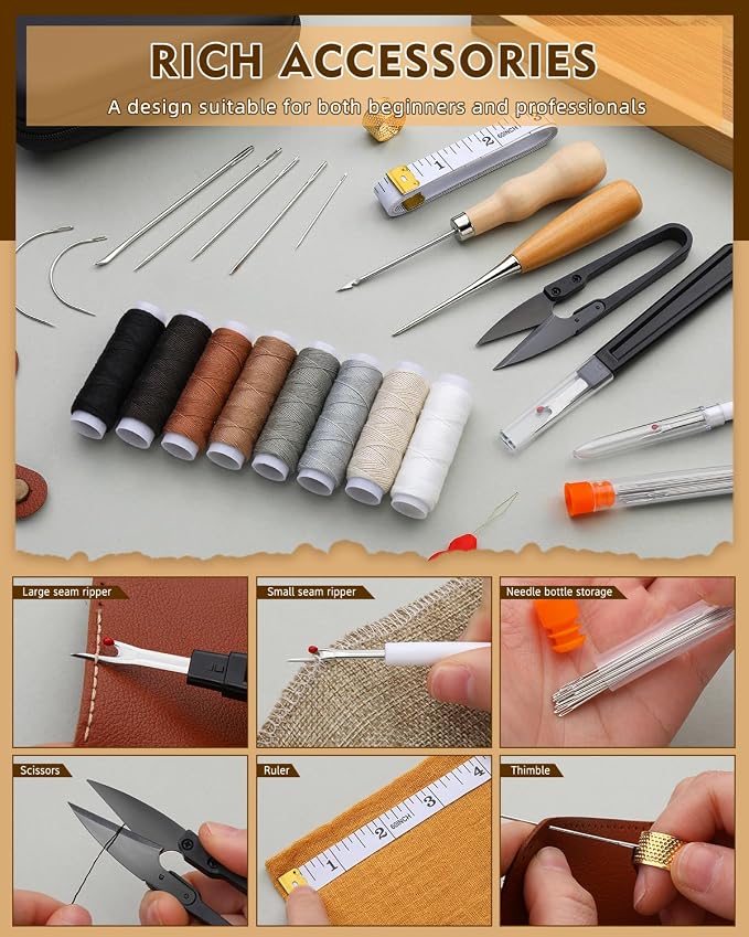 BAGERLA Upholstery Repair Kit, Sewing Awls - Image 5
