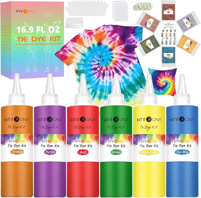 HTVRONT Large Tie Dye Kit for Large Groups - Image 7