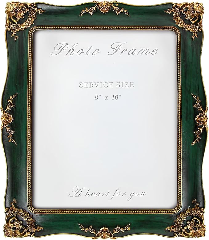 Vintage Picture Frame 8x10 Inch, Ornate Photo Frame by YEPOTUE