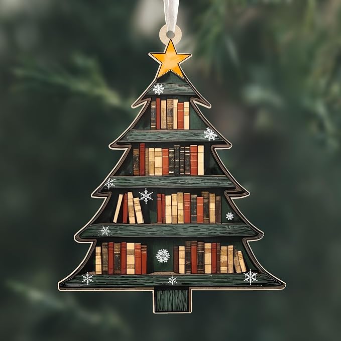 Sensemory Book Christmas Ornament 2025 Faux Stained Glass, Tree Decor Ornaments - Image 6
