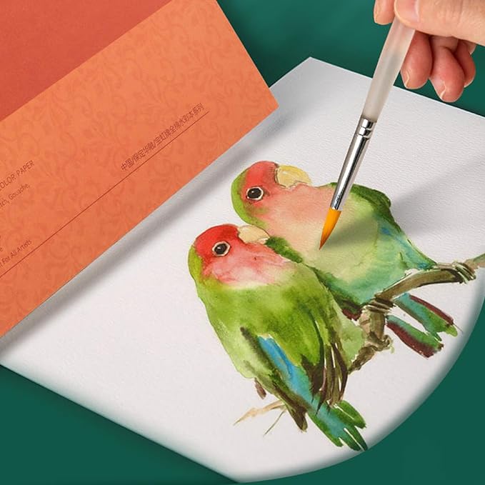 MEEDEN 10×7" Cotton Watercolor Paper Block, Textured Surface Watercolor Paper - Image 5