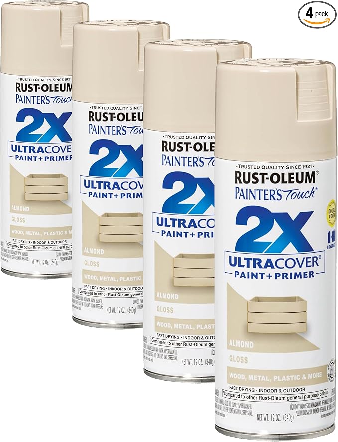 Rust-Oleum 334023 Painter's Touch 2X Ultra Cover Spray Paint, 12 oz, Gloss by Rust-Oleum