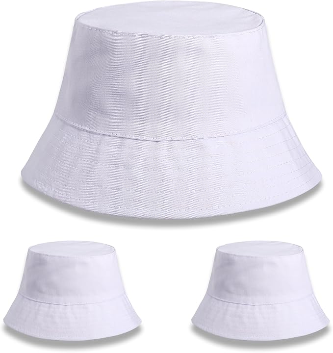 Bucket Hats Bulk Solid Color DIY Blank Hat Bucket Hats by DASSNANE