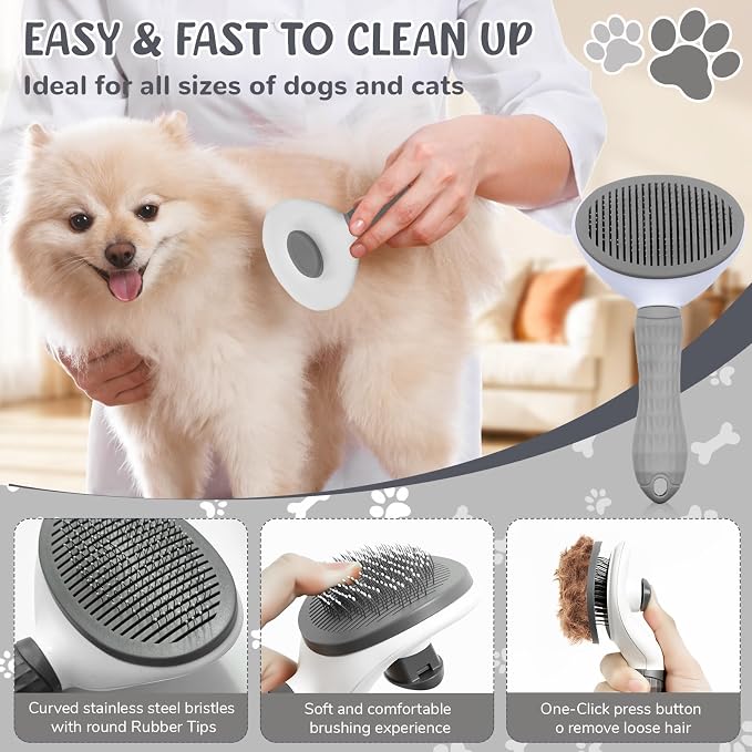 Dog Grooming Kit for Shedding – 8-Piece Pet Grooming Supplies - Image 3