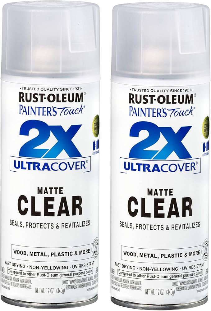 Rust-Oleum 334022-2PK Painter's Touch 2X Ultra Cover Spray Paint, 12 oz by Rust-Oleum