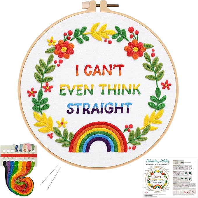 Louise Maelys LGBT Embroidery Kits by LouiseMaelys