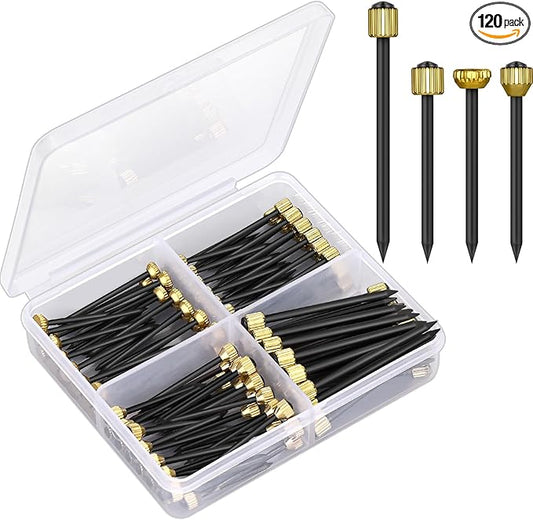 120PCS Nails for Hanging Pictures, 4 Sizes Picture Hanging Nails for Wall Decoration Hanging Frame Kit Mirror Hanging Hardware Tool Hangers for Claw Drywall Nails (Small Medium Large Nails)