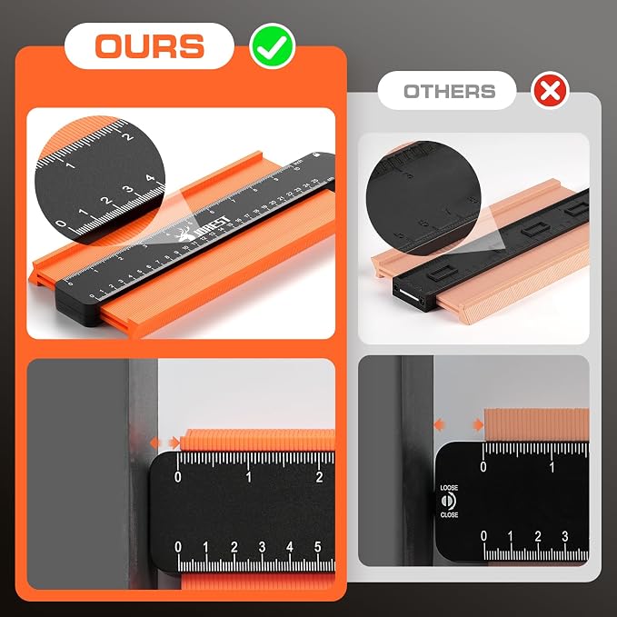 JOREST Contour Gauge with Lock, Gift Ideas - Image 5