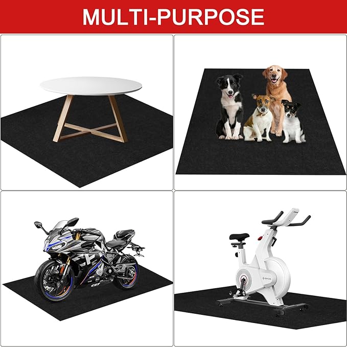 Heavy-Duty Garage Floor Mat 17' x 7'4" - Waterproof Garage Flooring for Cars & SUVs, Durable Garage Mats for Floor, Oil Spill Resistant Garage Mat, Easy-to-Clean Garage Rug for Floor, Oil Change Mat