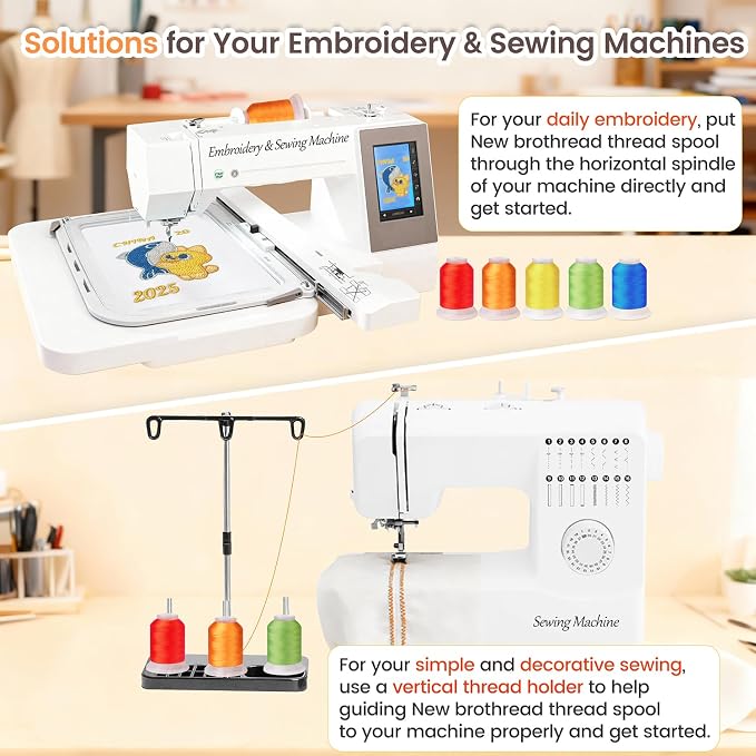 New brothread 40 Colors Compatible - Image 5