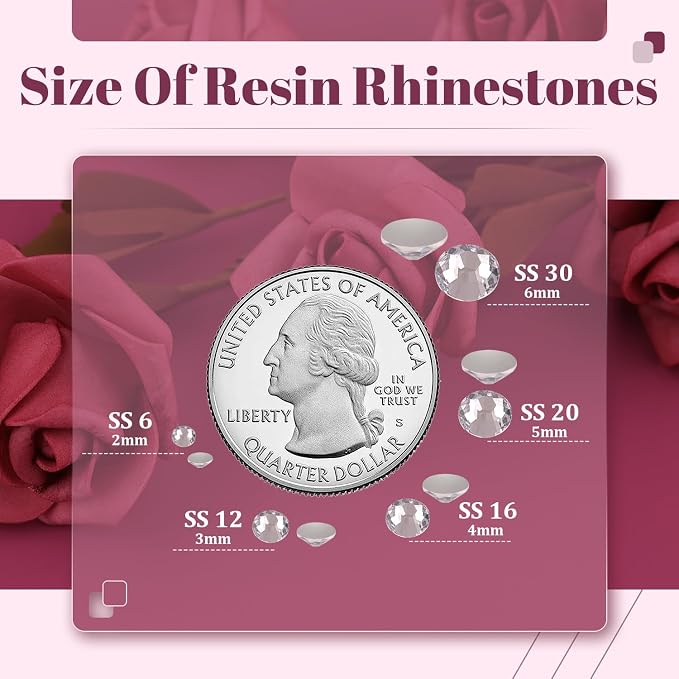 8000PCS 3mm Resin Rhinestones Bulk - Image 3