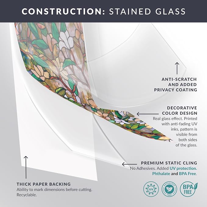artscape Magnolia Window Film 24" x 36" - Image 9