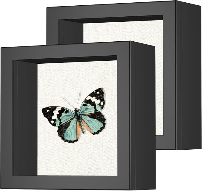 2 Packs 5x5 Shadow Box Frame by Califortree