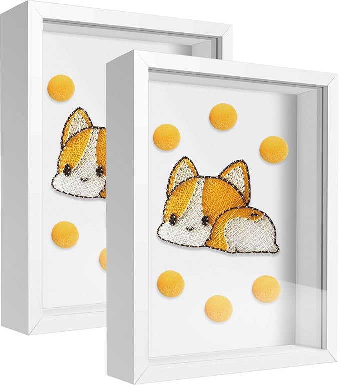 4x6 Small Shadow Box Frame Display Case, Display Case Box by TOUYINGER