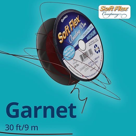 Soft Flex 49 Strand Beading Wire - Medium 0.19 Diameter - 30 Feet Nylon Design Wire