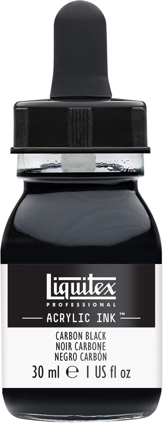 Liquitex Professional Acrylic Ink, 1-oz Jar, Carbon Black by Liquitex