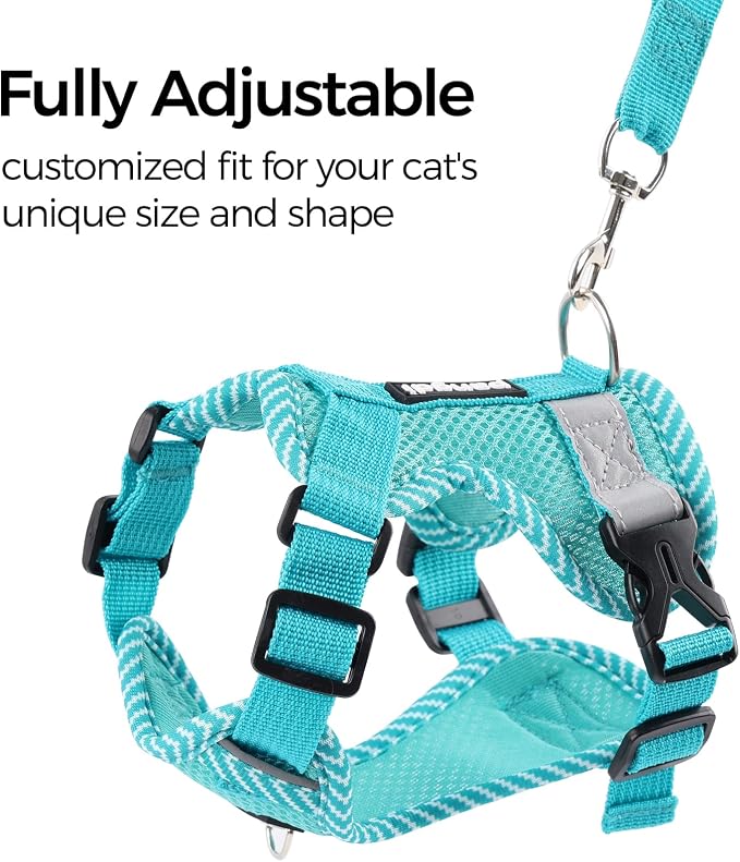 Cat Harness and Leash Escape Proof Small Kitten Harness Abyssinian Cat Vest - Image 4