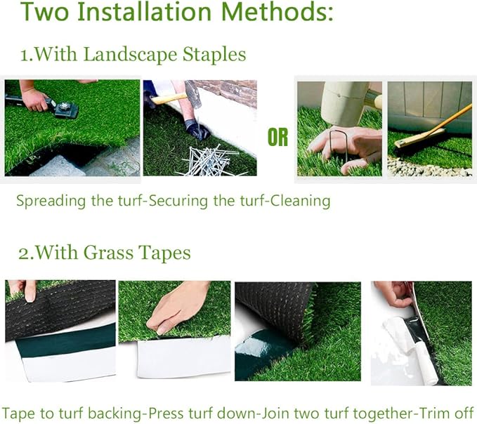 Petgrow Synthetic Artificial Grass Turf 12FTX76FT - Image 4