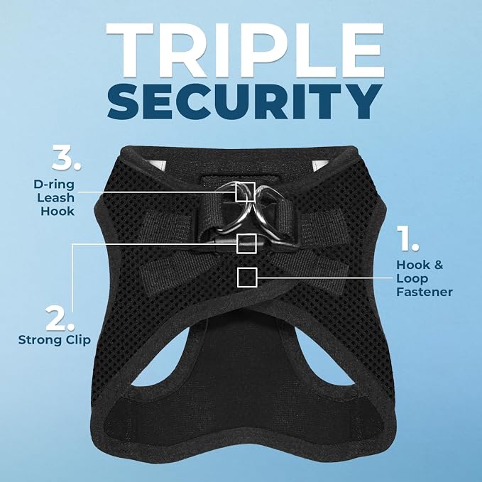Best Pet Supplies Voyager Step-in Air All Weather Mesh Harness and Reflective - Image 2