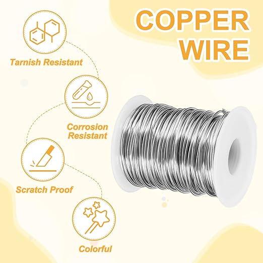 uxcell 16 Gauge / 1.5mm Anodized Aluminum Wire for Jewelry Craft Making, 102 Feet Bendable Flexible Wire for DIY Home Decor Gardening Sculpture, Silver