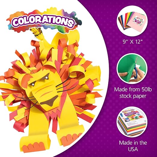 Colorations 9" x 12" Mediumweight Blue Construction Paper, 500 Sheets | Bulk - Image 3