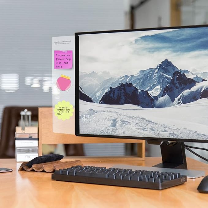 Office Desk Accessories 4pcs Multifunction Computer Monitor Memo Board - Image 7