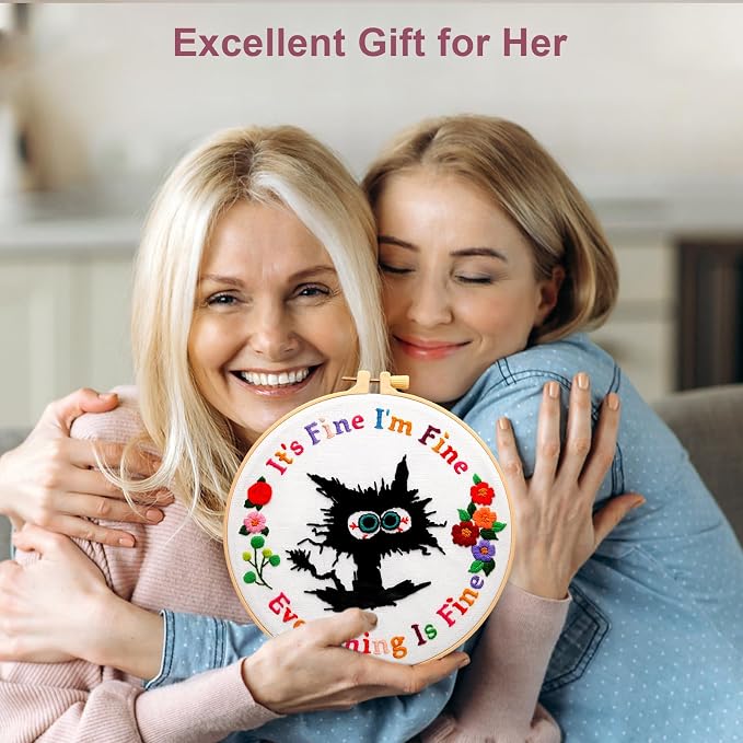 Haootadiy Beginner Embroidery Kit - Image 6